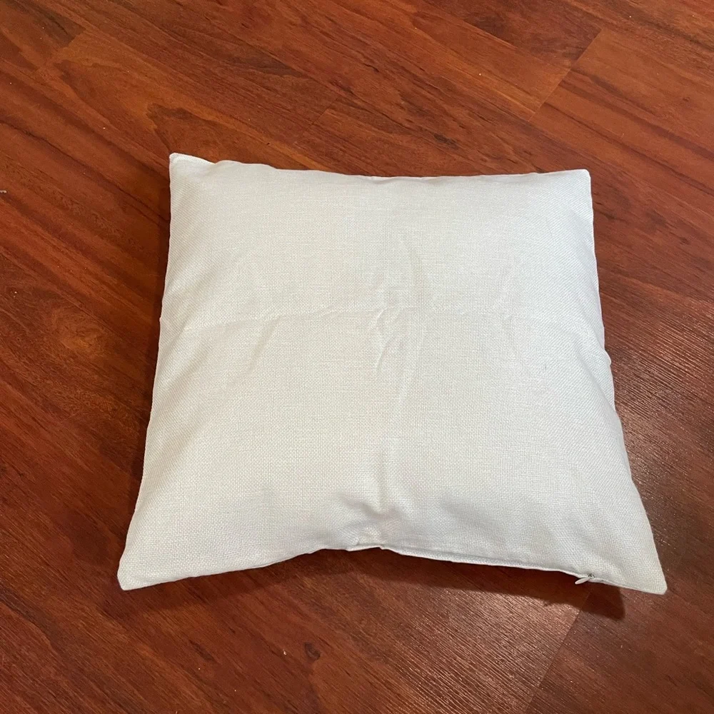 Canvas Christmas Pillow Farmfresh Trees zipper bottom case and insert 17x17 inch